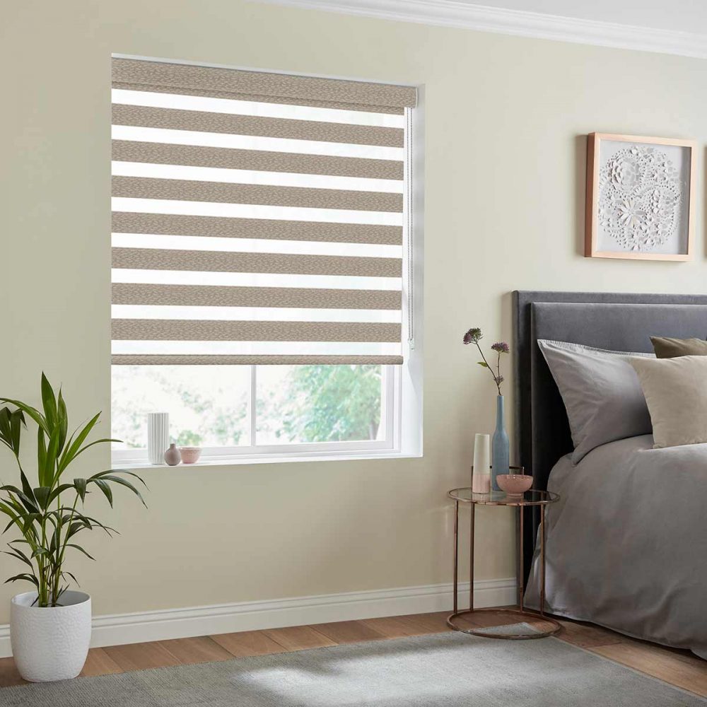 Bryson Taupe Day & Night Blinds