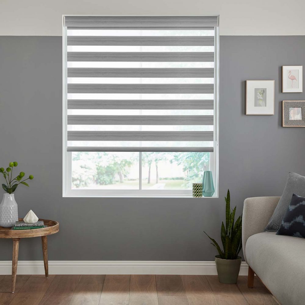 Bode Grey Day & Night Blinds