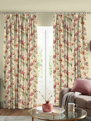 Gosford Cranberry Curtain