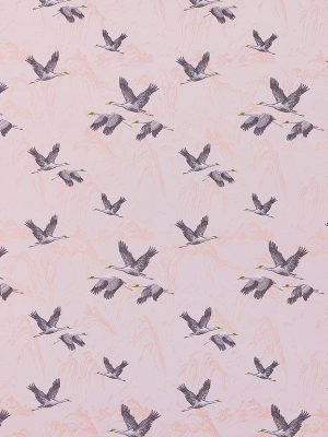 Animalia Embroidered Blush Cushion Cover