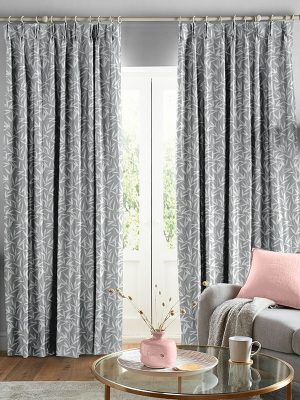 Willow Leaf Chenille Steel Curtain