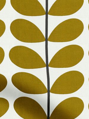 Two Colour Stem Olive Curtain