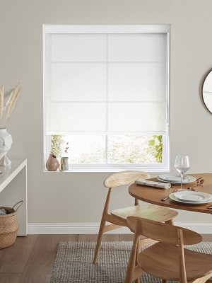 Byers Texture 5% White Roller Blind