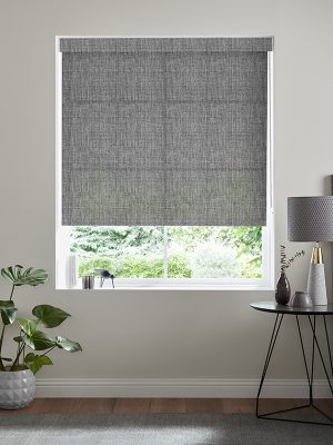 Byers Texture 5% Charcoal Roller Blind