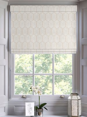 Russell Champagne Roman Blind