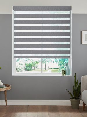 Trafford Charcoal Day & Night Blinds