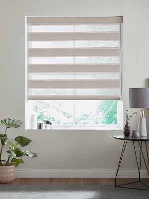 Meridan Taupe Day & Night Blinds