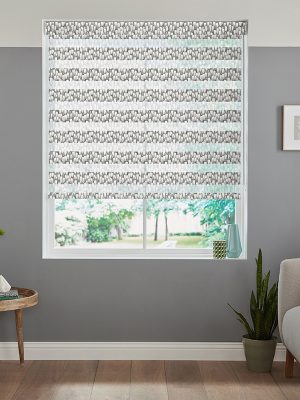 Tia Graphite Day & Night Blinds